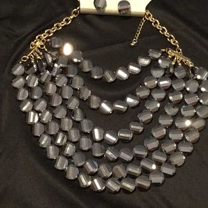 Sophia & Kate, Goldtone Necklace, Smoked Beads🔥🔥